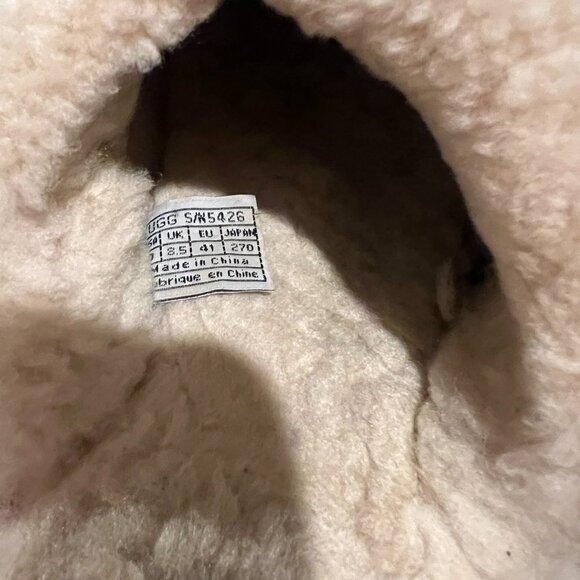UGG Kalie Clog, UGG Australia Clog, UGG Clog, Sheepskin Lined, Tan Clog Size 10 - Picture 8 of 8